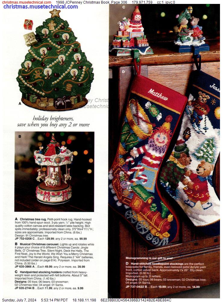 1998 JCPenney Christmas Book, Page 306