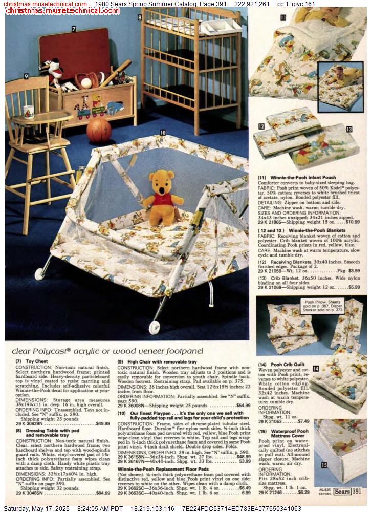 1980 Sears Spring Summer Catalog, Page 391