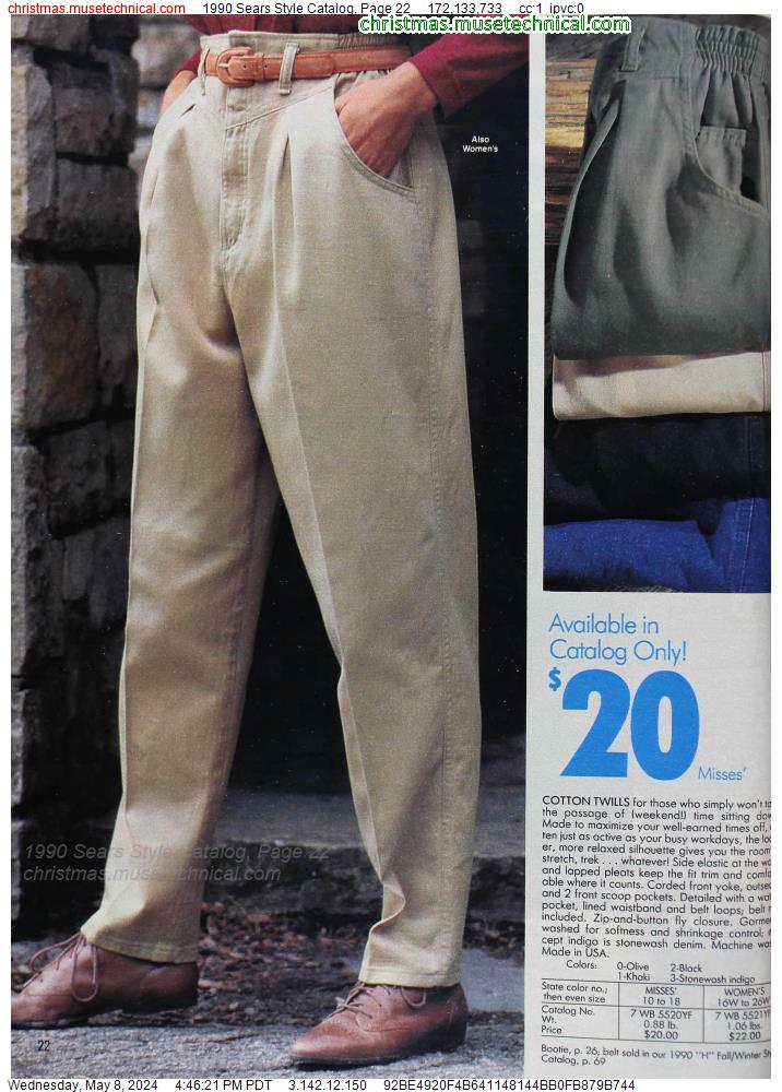 1990 Sears Style Catalog, Page 22