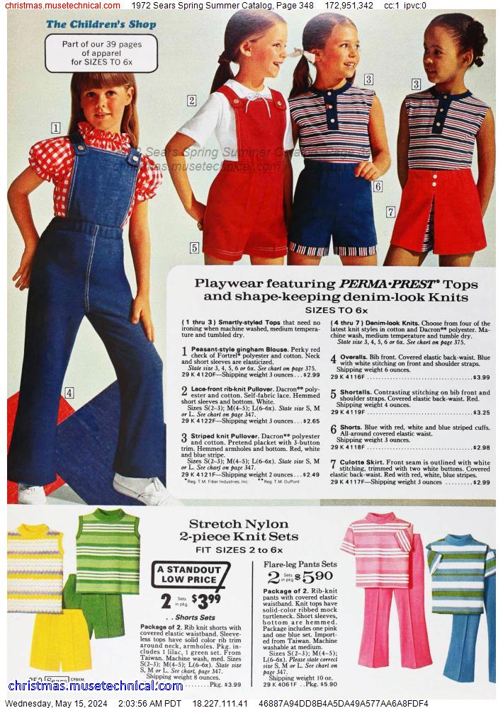 1972 Sears Spring Summer Catalog, Page 348