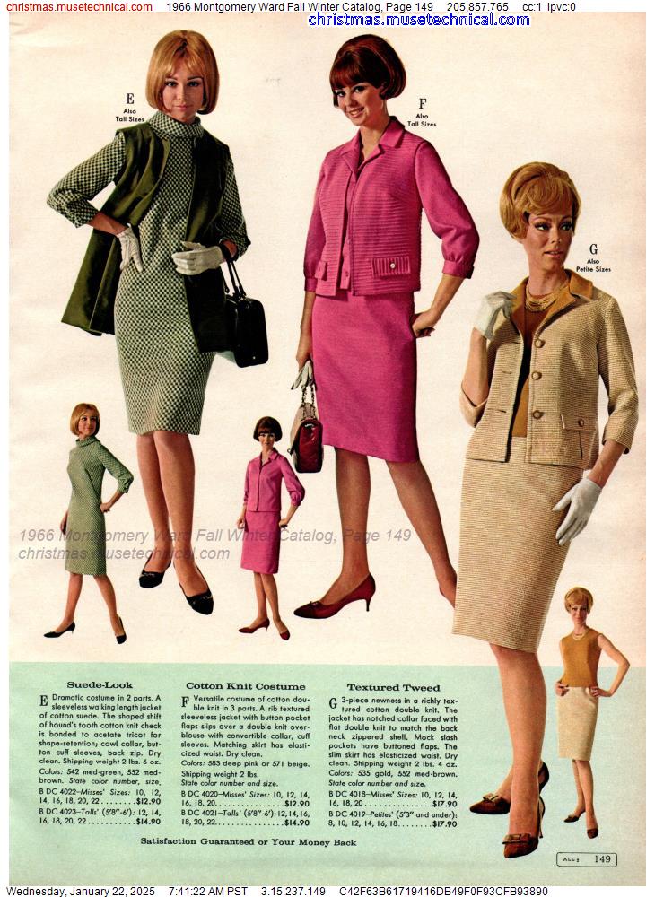 1966 Montgomery Ward Fall Winter Catalog, Page 149