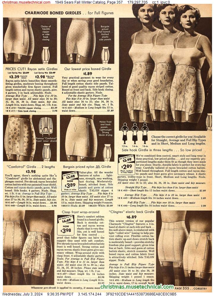 1949 Sears Fall Winter Catalog, Page 357