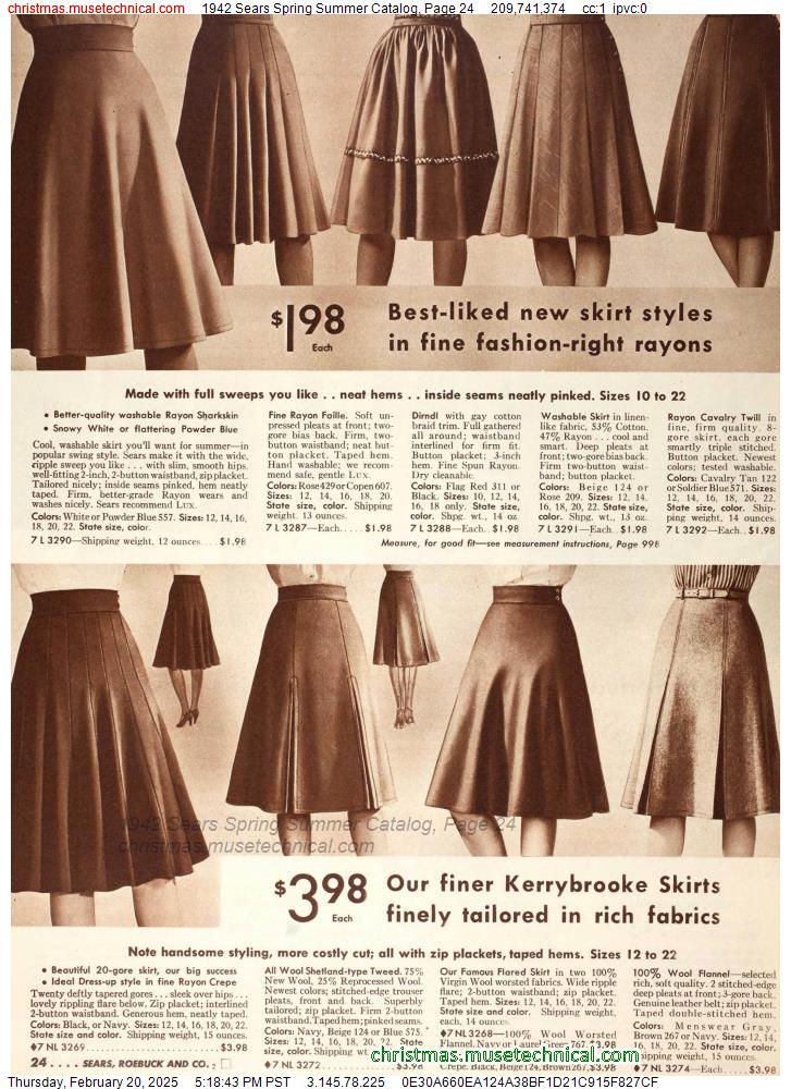 1942 Sears Spring Summer Catalog, Page 24