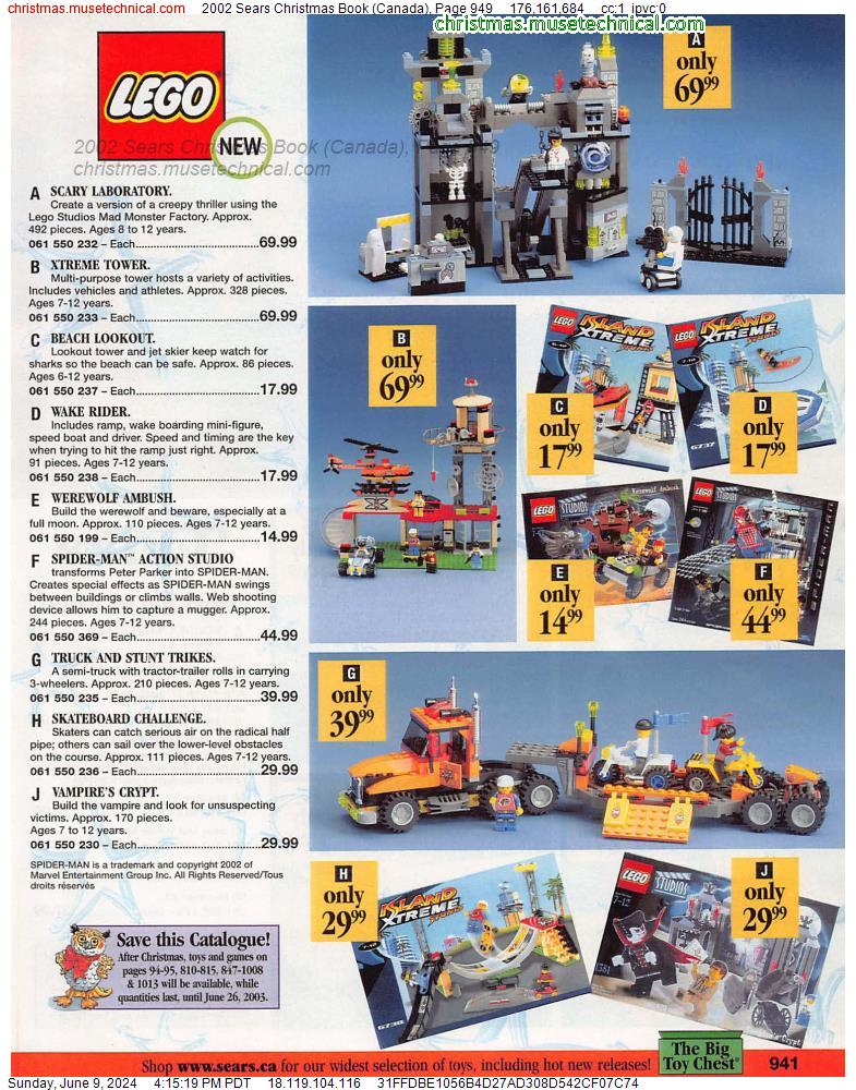 2002 Sears Christmas Book (Canada), Page 949