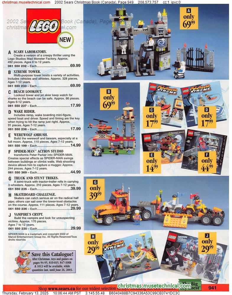 2002 Sears Christmas Book (Canada), Page 949