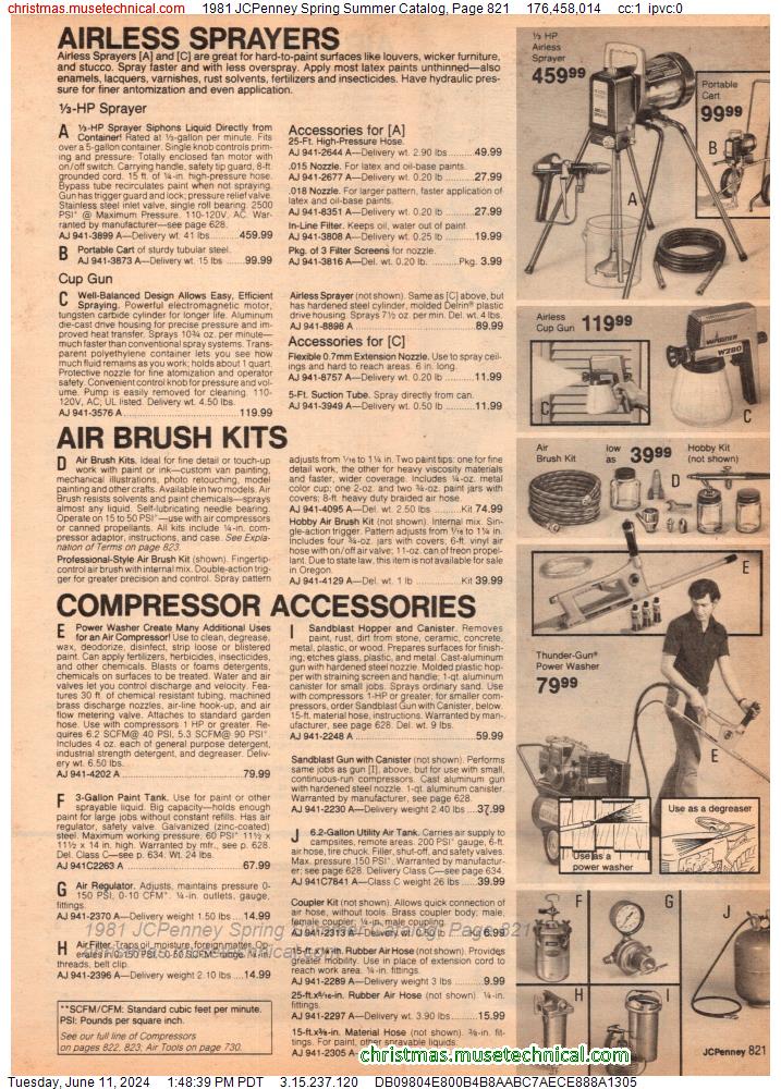 1981 JCPenney Spring Summer Catalog, Page 821