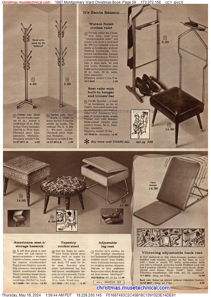 1967 Montgomery Ward Christmas Book, Page 59