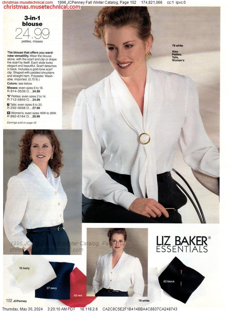 1996 JCPenney Fall Winter Catalog, Page 102