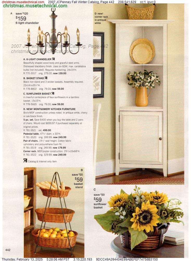 2007 JCPenney Fall Winter Catalog, Page 442