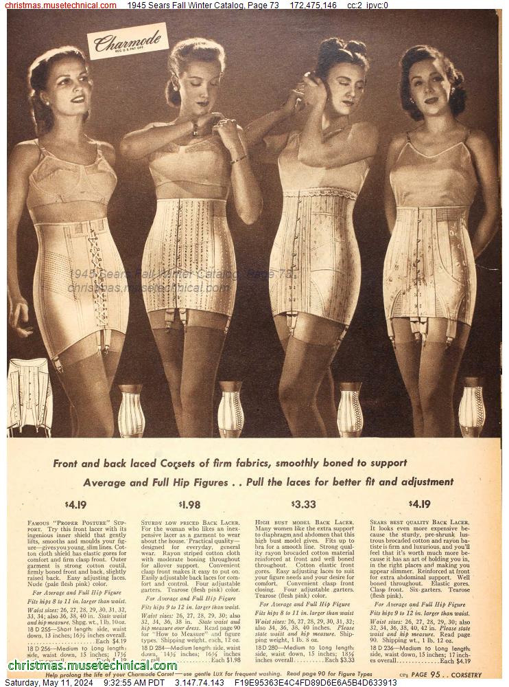 1945 Sears Fall Winter Catalog, Page 73