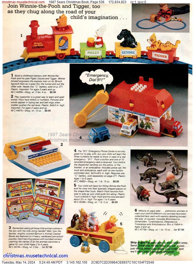 1987 Sears Christmas Book, Page 536