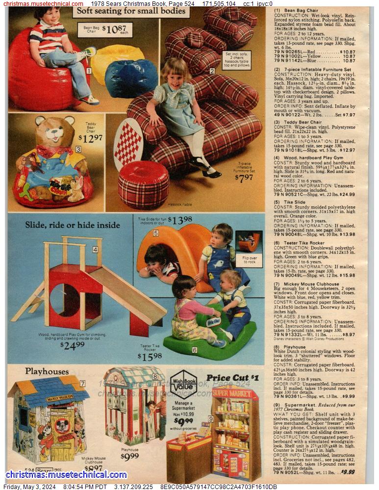1978 Sears Christmas Book, Page 524