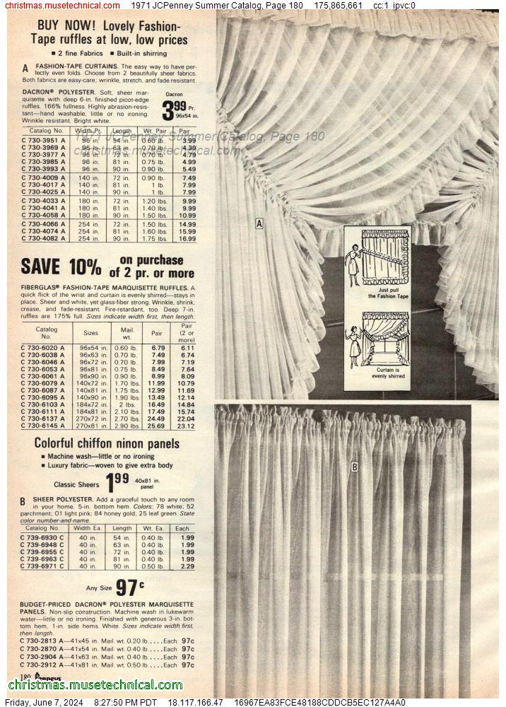 1971 JCPenney Summer Catalog, Page 180
