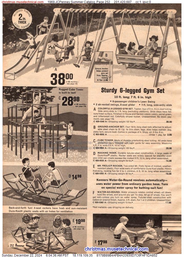 1969 JCPenney Summer Catalog, Page 252