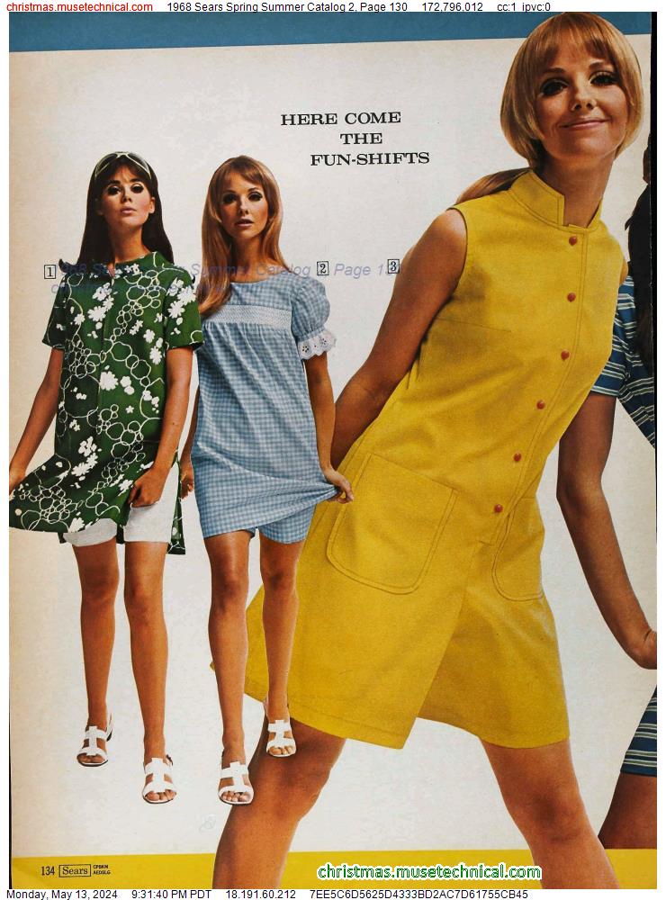 1968 Sears Spring Summer Catalog 2, Page 130