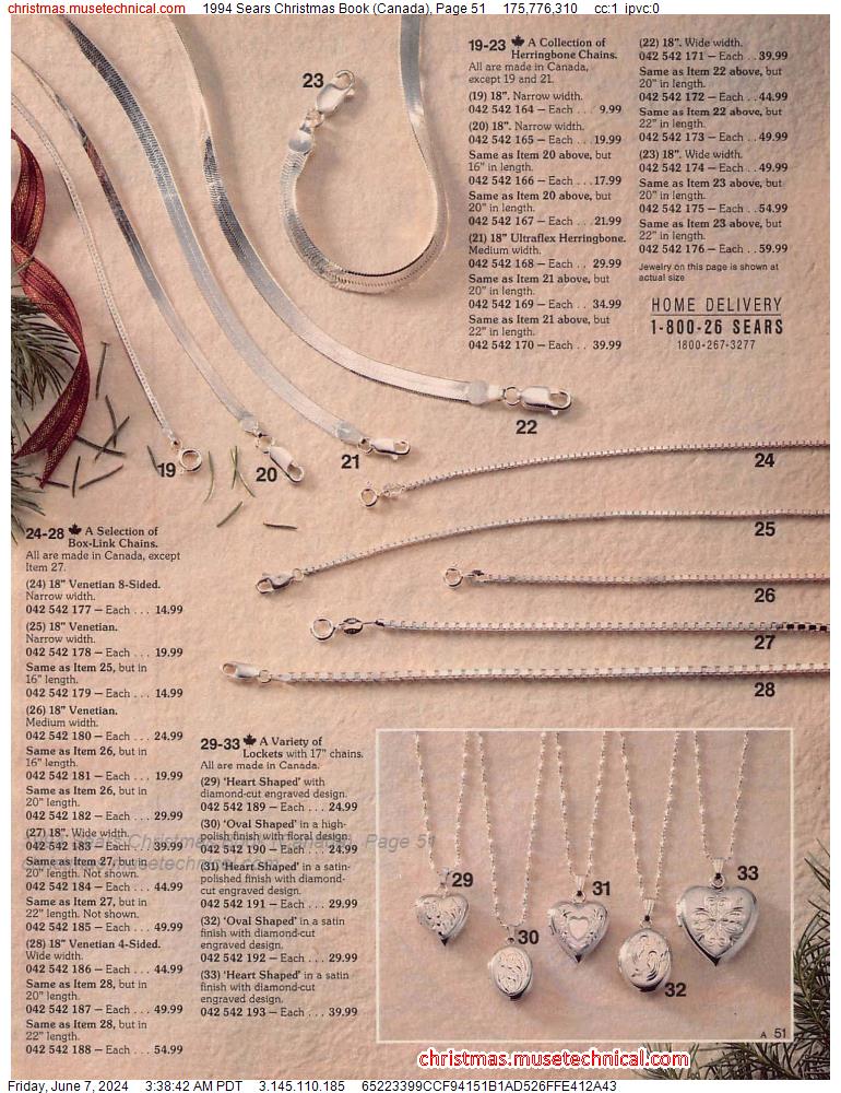 1994 Sears Christmas Book (Canada), Page 51