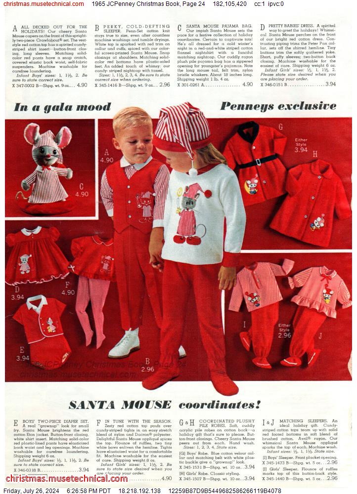 1965 JCPenney Christmas Book, Page 24