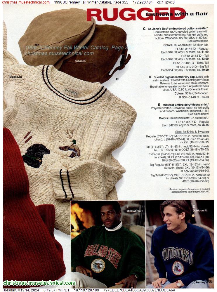 1996 JCPenney Fall Winter Catalog, Page 355