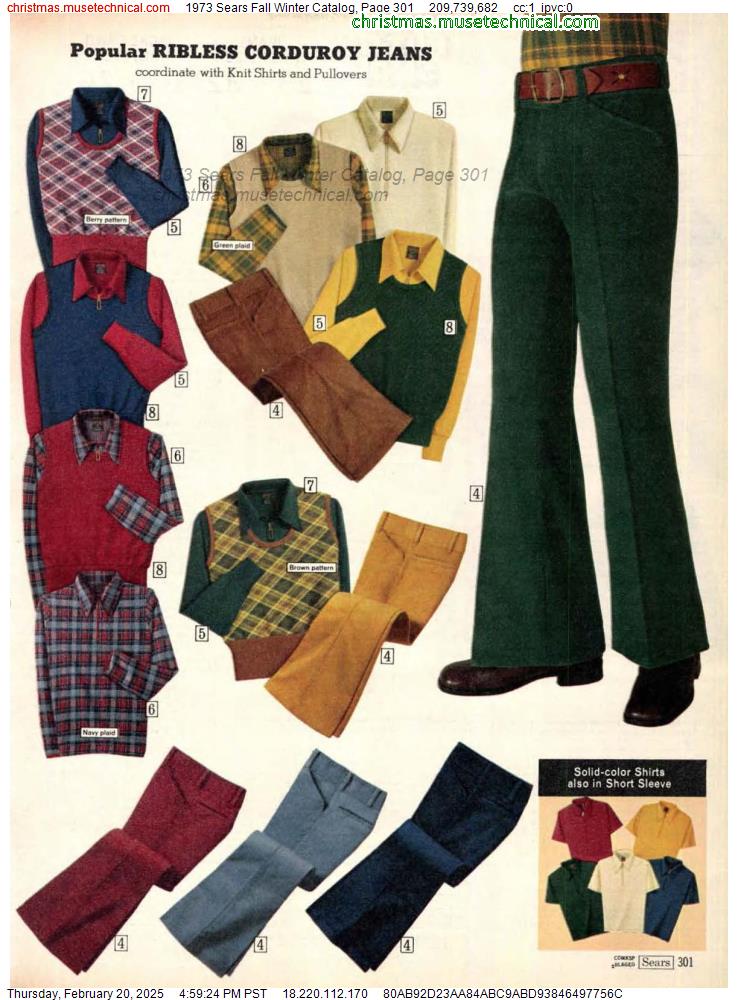 1973 Sears Fall Winter Catalog, Page 301