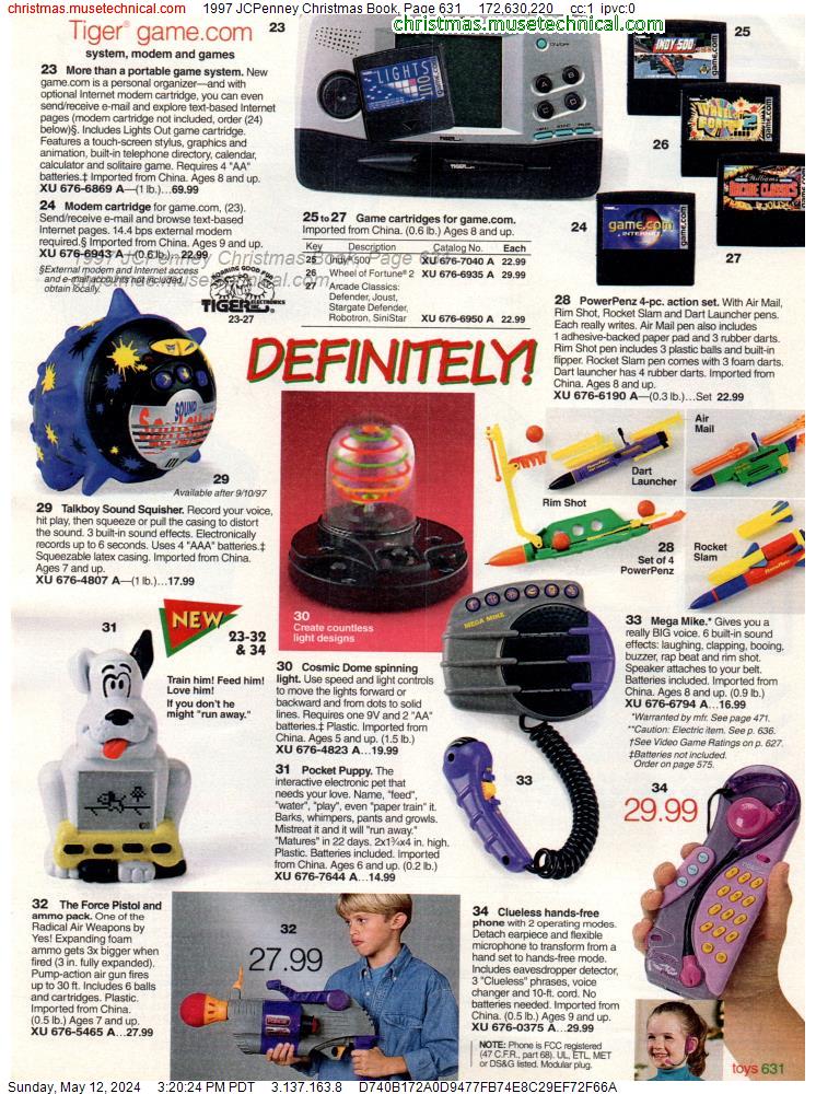 1997 JCPenney Christmas Book, Page 631