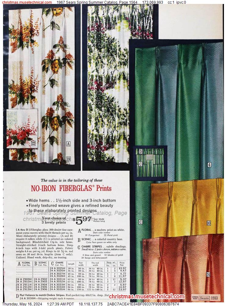 1967 Sears Spring Summer Catalog, Page 1564