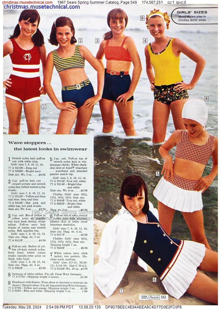 1967 Sears Spring Summer Catalog, Page 549