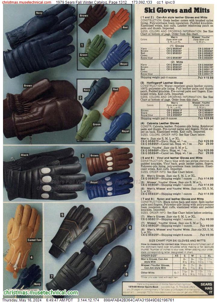 1979 Sears Fall Winter Catalog, Page 1312