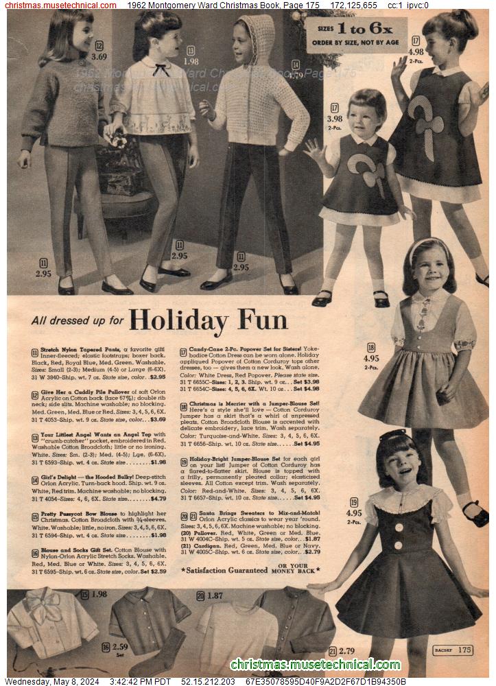 1962 Montgomery Ward Christmas Book, Page 175