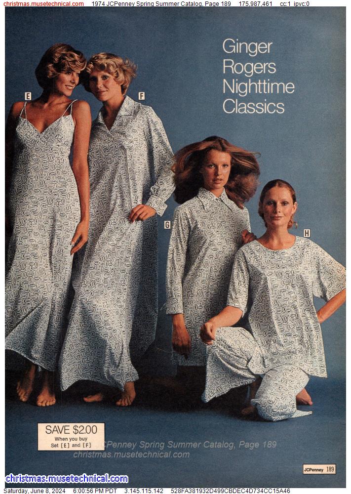1974 JCPenney Spring Summer Catalog, Page 189