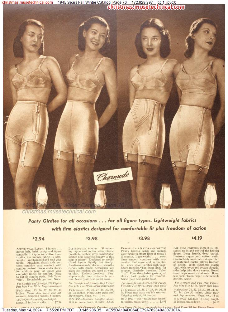 1945 Sears Fall Winter Catalog, Page 70