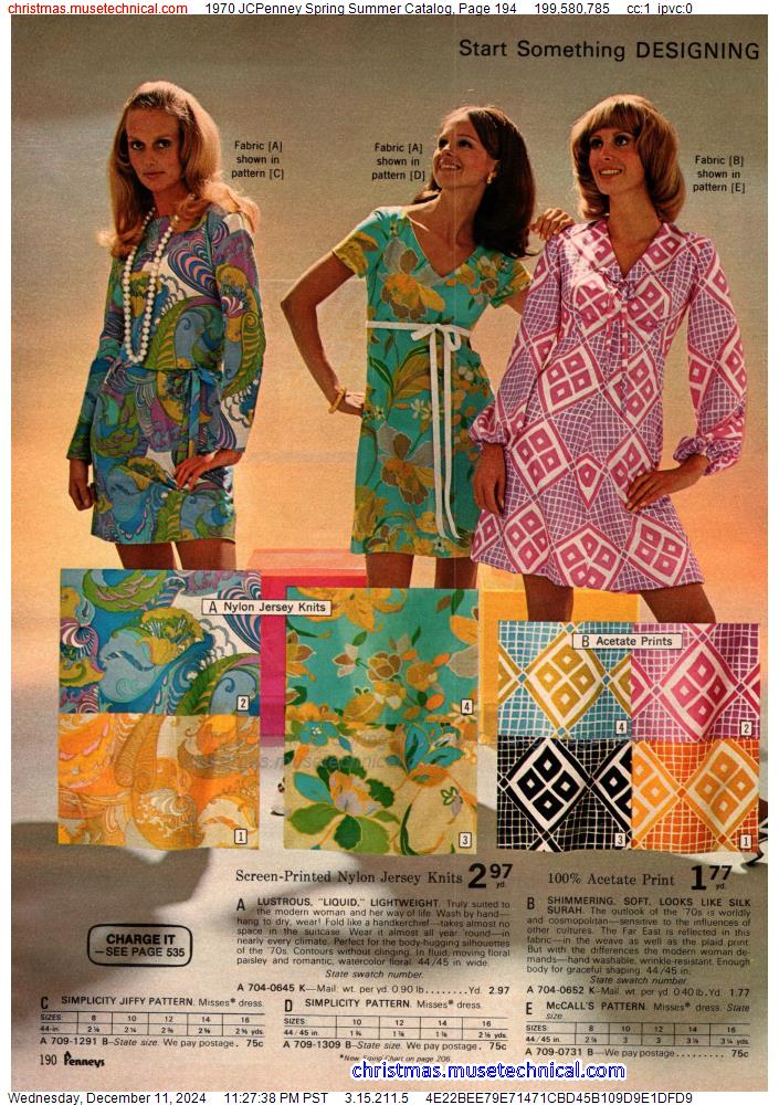 1970 JCPenney Spring Summer Catalog, Page 194