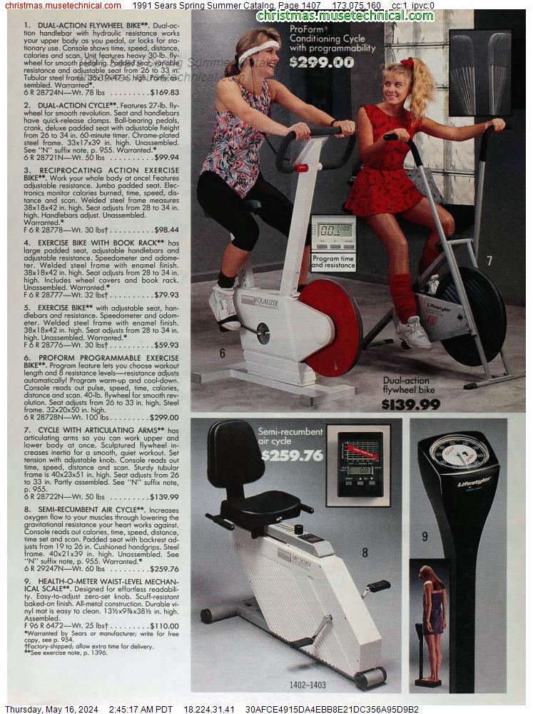 1991 Sears Spring Summer Catalog, Page 1407