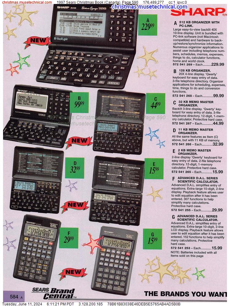 1997 Sears Christmas Book (Canada), Page 590
