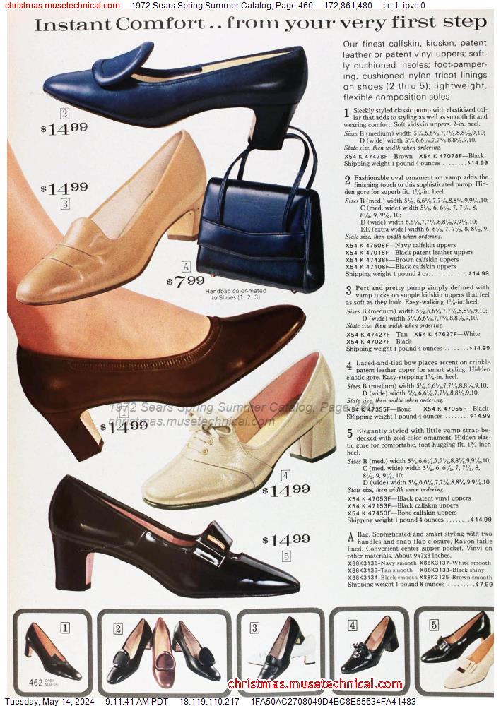 1972 Sears Spring Summer Catalog, Page 460