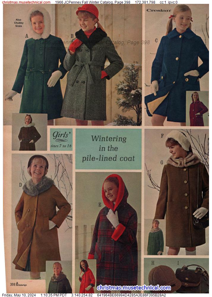 1966 JCPenney Fall Winter Catalog, Page 398