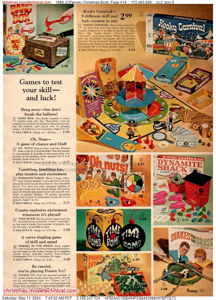1969 JCPenney Christmas Book, Page 419