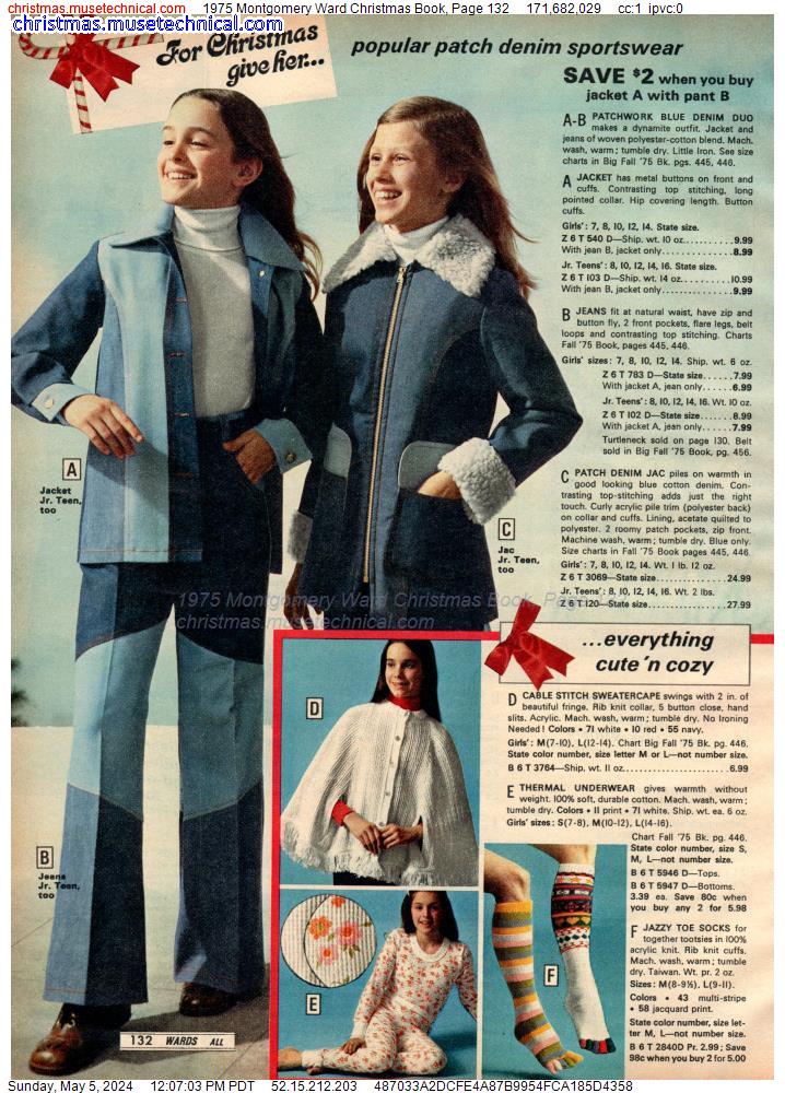 1975 Montgomery Ward Christmas Book, Page 132