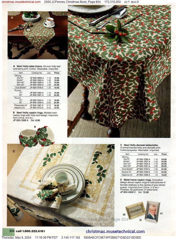 2000 JCPenney Christmas Book, Page 604