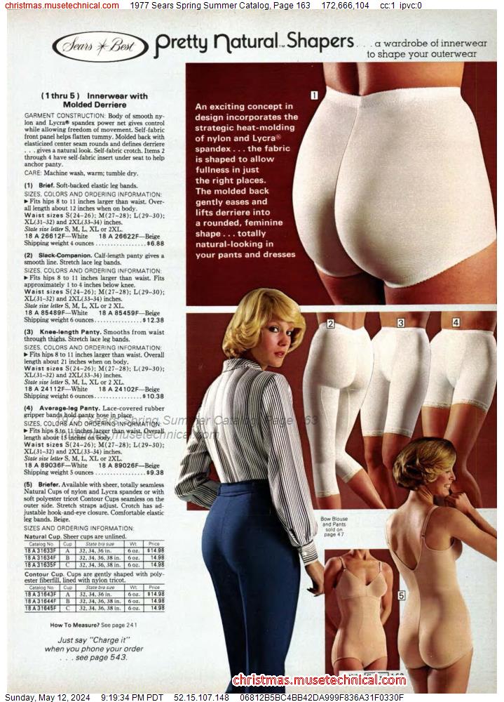 1977 Sears Spring Summer Catalog, Page 163