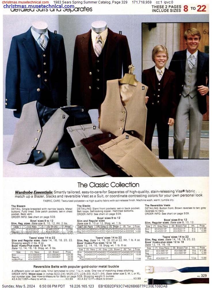 1983 Sears Spring Summer Catalog, Page 329