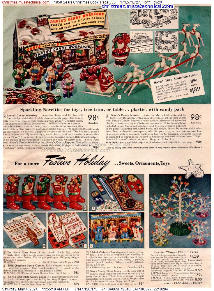 1950 Sears Christmas Book, Page 335
