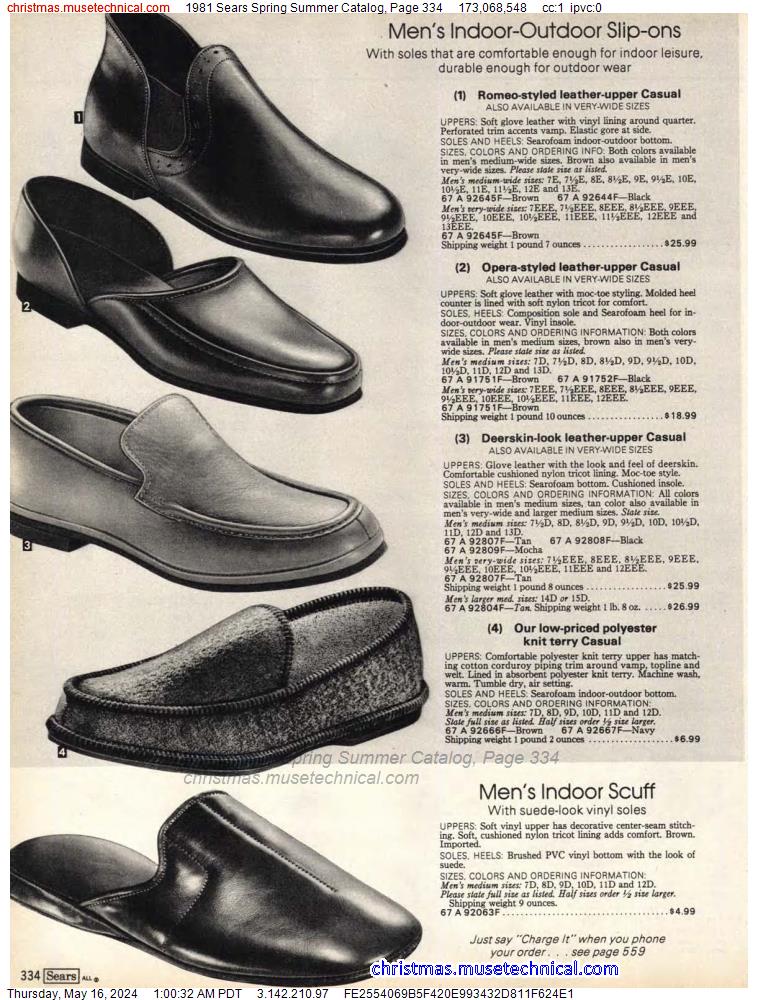 1981 Sears Spring Summer Catalog, Page 334