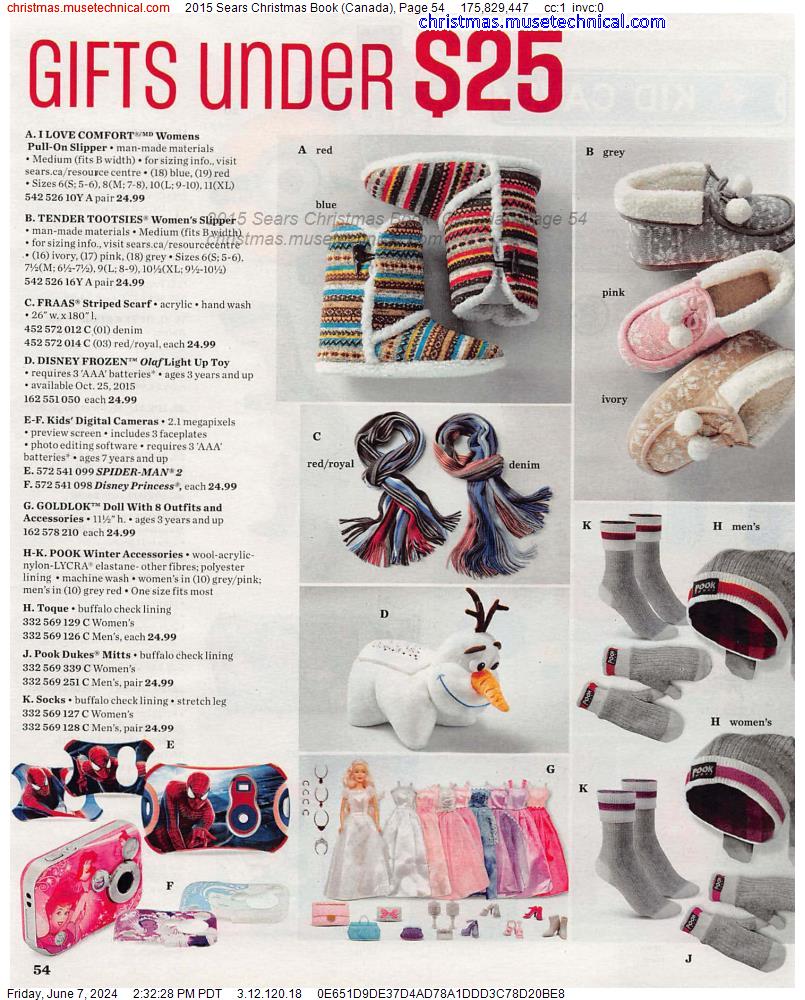 2015 Sears Christmas Book (Canada), Page 54
