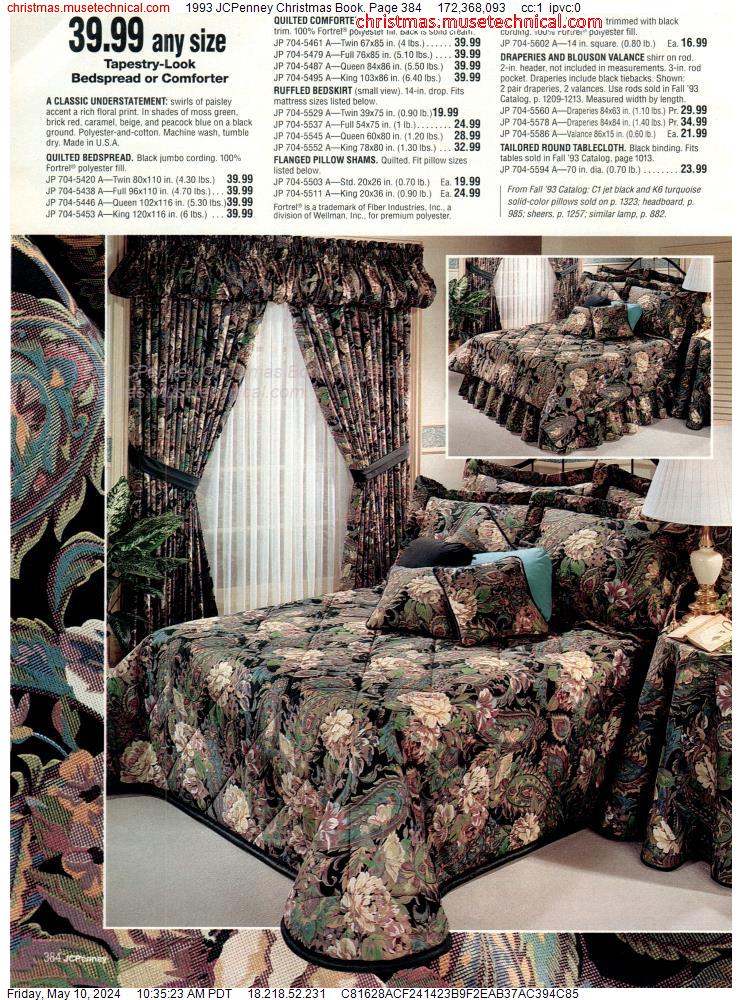 1993 JCPenney Christmas Book, Page 384