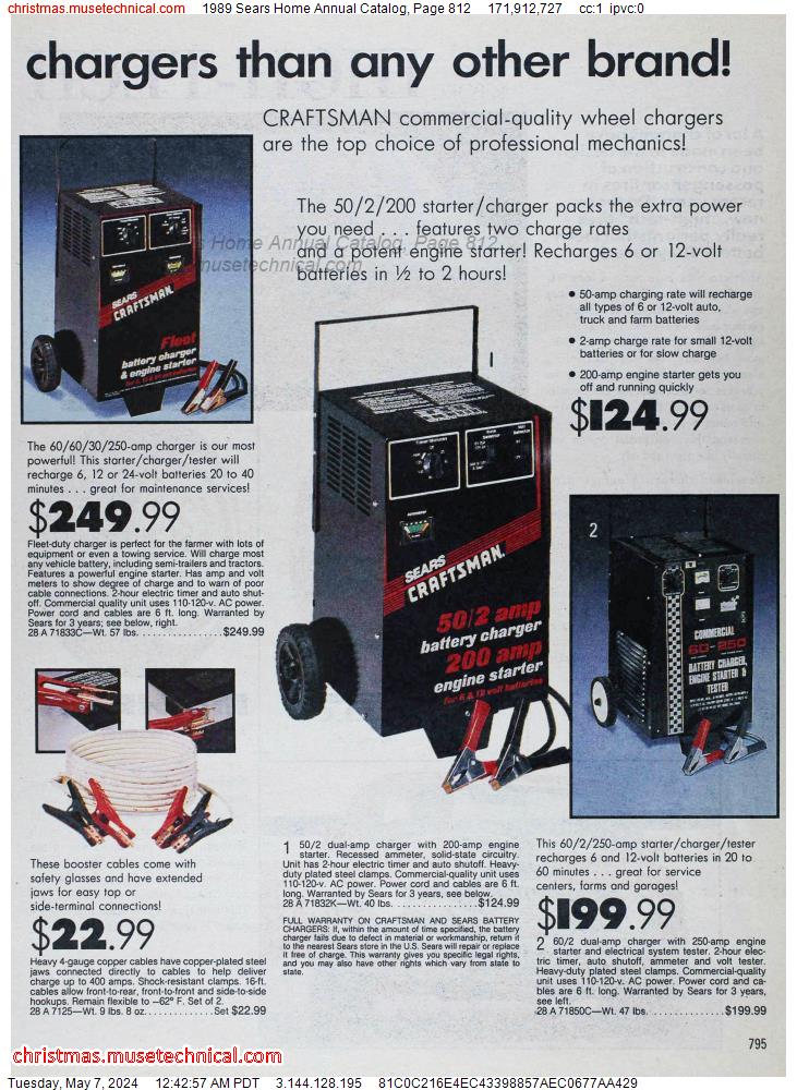 1989 Sears Home Annual Catalog, Page 812