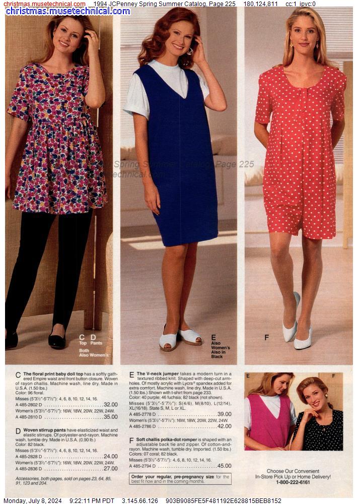 1994 JCPenney Spring Summer Catalog, Page 225