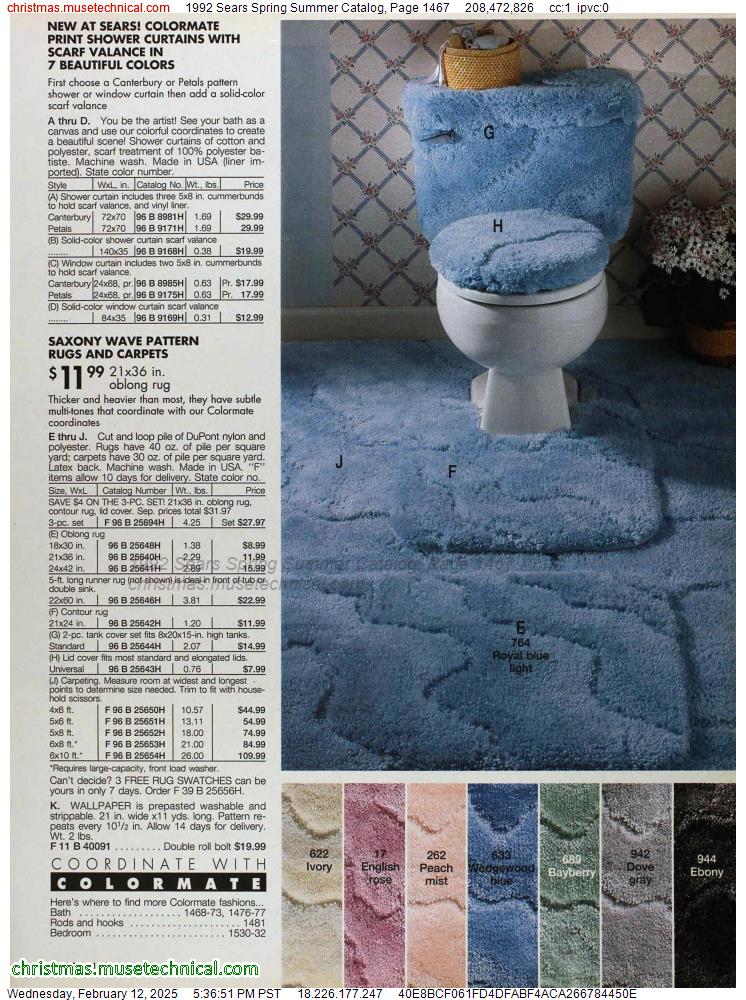 1992 Sears Spring Summer Catalog, Page 1467