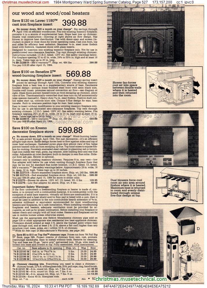 1984 Montgomery Ward Spring Summer Catalog, Page 527