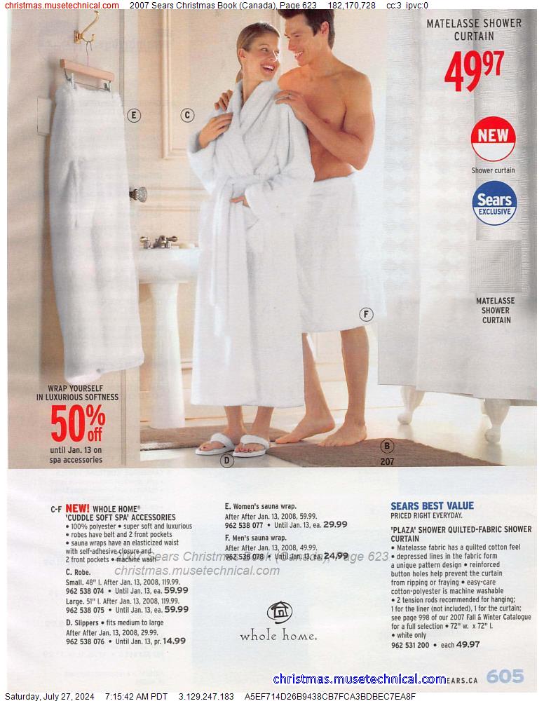 2007 Sears Christmas Book (Canada), Page 623