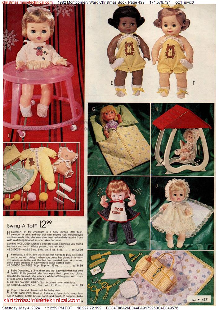 1982 Montgomery Ward Christmas Book, Page 439